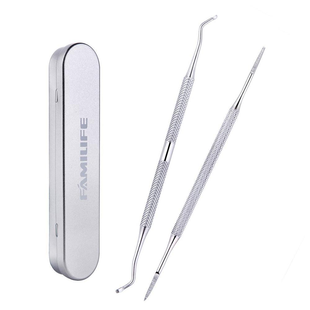 Ingrown Toenail File and Lifter Double Sided Stainless Steel Professional Foot Nail Care Hook Pedicure (N3)