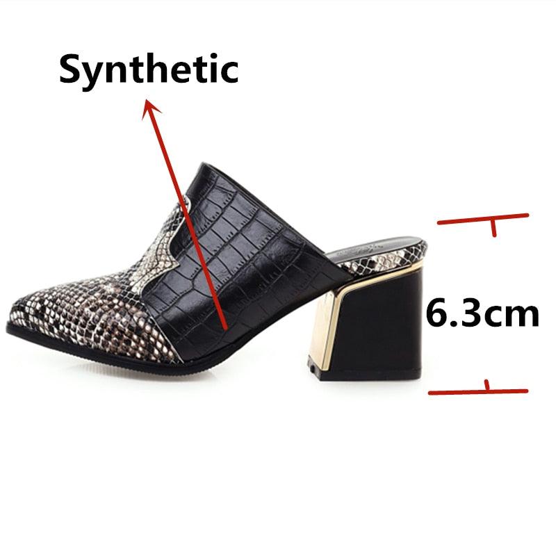 Gorgeous Sexy Color Mixing Women Shoes - Pointed Toe High Heels Pumps (SS1)(SH1)