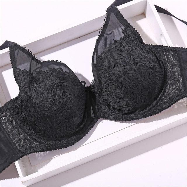 Full Lace Sexy Bra - D Cup Big Size Bras - Women Lingerie Sexy