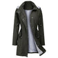 Women Rain Jacket - Outdoor Hooded Waterproof - Long Windproof With Pocket Overcoat (D23)(TB8A)(TB8B)