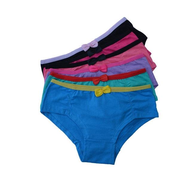 Great Lot 5 pcs Women's Underwear - Sexy Panties - Cute Bow Briefs Intimates (TSP1)(TSP3)(F28)