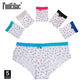 Trending Sexy Women's Panties - Cotton Female Underwear - Lingerie Striped Briefs Intimate Underpants 5 pcs/Set (D28)(TSP3)
