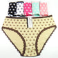 6 Pcs/set Women's Cotton Briefs Panties - Sexy Big Size Women's Underwear - Cotton Crotch (TSP1)(TSP3)(F28)
