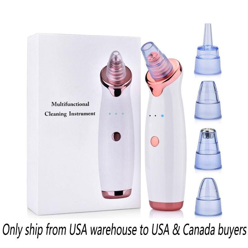 Facial Blackhead Remover Dead Skin Acne Pore Peeling Device Cleaning Skin Tool Vacuum Suck Out Blackhead (M5)(1U86)