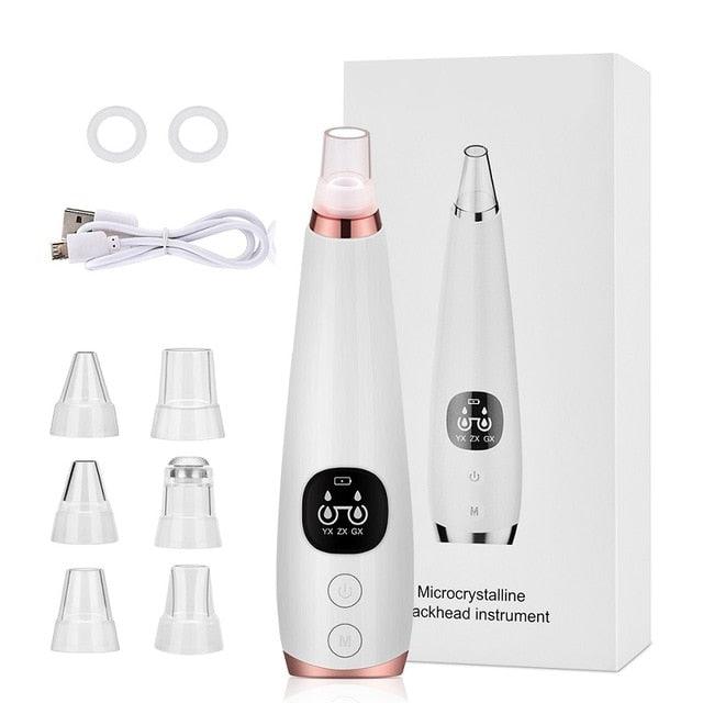Facial Cleaner Nose Blackhead Remover Deep Pore Acne Pimple Removal Vacuum Suction Diamond T Zone (M5)(M1)(1U86)
