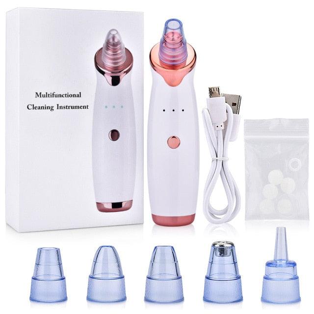 Facial Cleaner Nose Blackhead Remover Deep Pore Acne Pimple Removal Vacuum Suction Diamond T Zone (M5)(M1)(1U86)