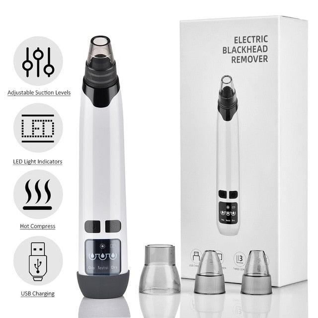 Facial Cleaner Nose Blackhead Remover Deep Pore Acne Pimple Removal Vacuum Suction Diamond T Zone (M5)(M1)(1U86)