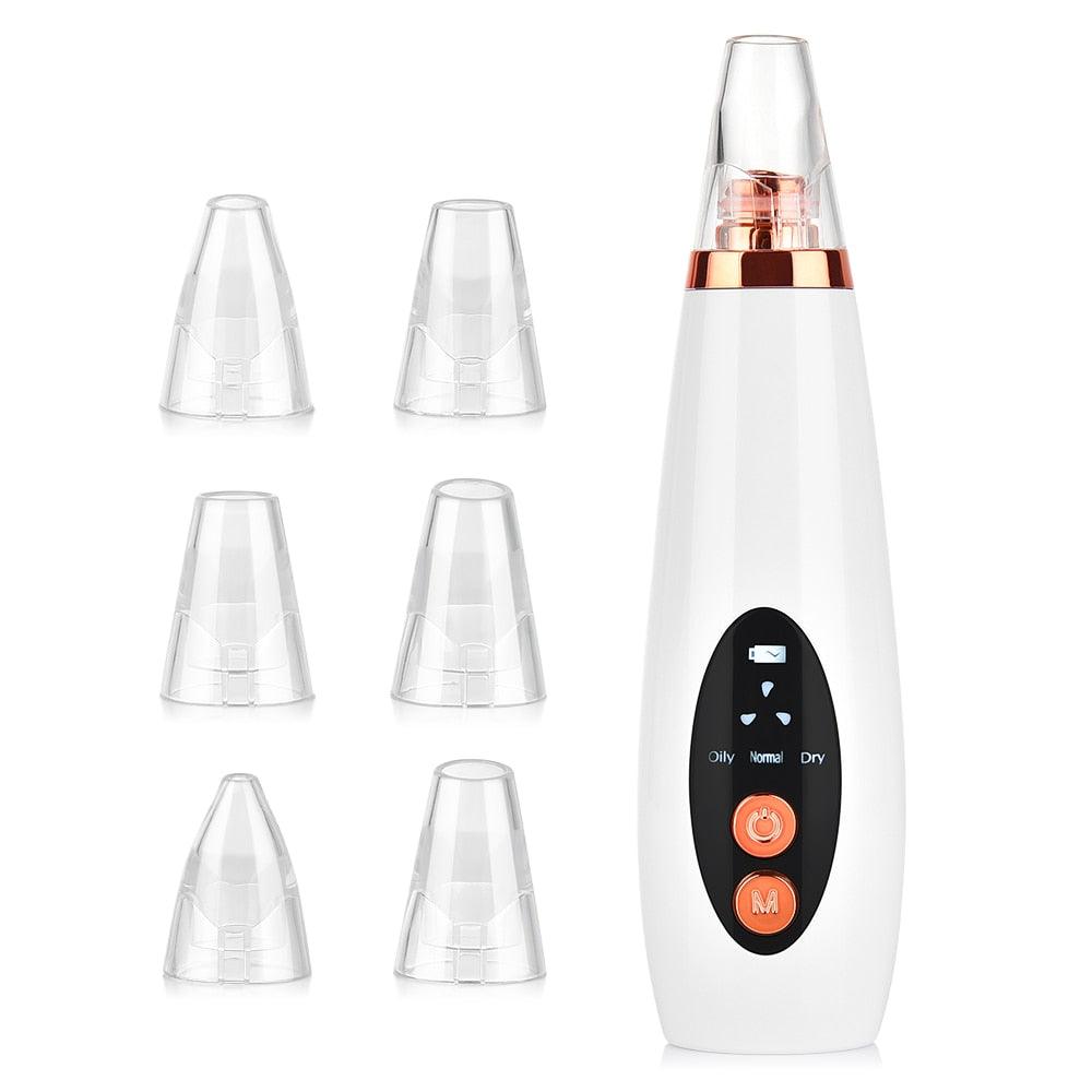 Facial Pore Cleaner Blackhead Remover Vacuum Suction Cleaner Pore Acne Pimple Extractor Device (M5)(1U86)