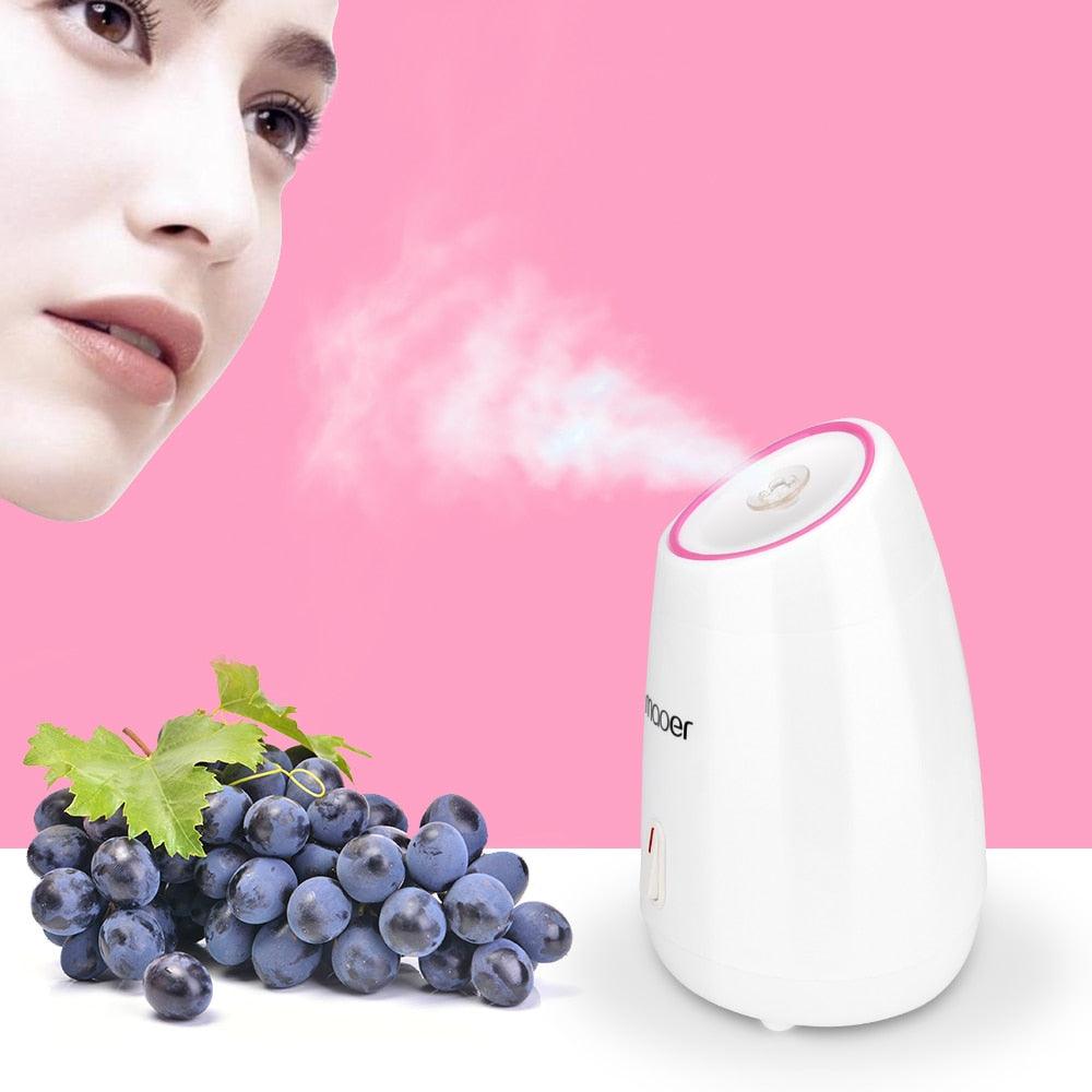 Facial Steamer DIY Fruit Steam Sprayer Nano Ionic Mist Face Humidifier Sauna Moisturizing Pore Cleansing (M5)(M1)(1U86)