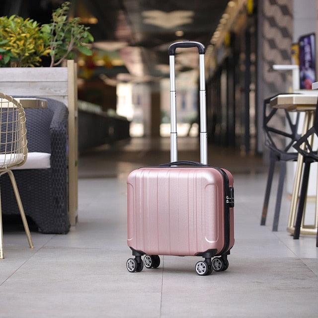 Fashion 17 Inch Caster Small 14 inc Boarding chassis Suitcase (LT1)(F78)