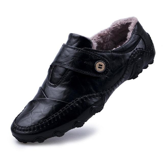 Fashion British Style Men Casual Shoes - Loafers Genuine Leather Outdoor Shoes (D12)(MSC2)