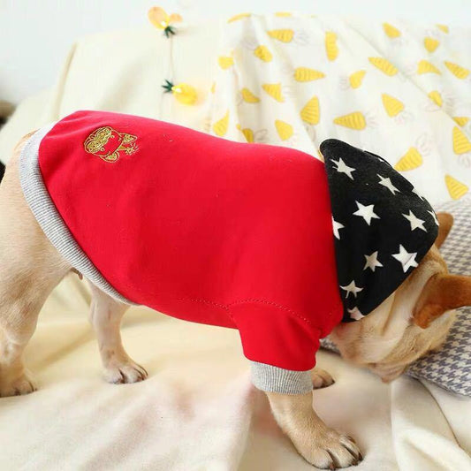 Fashion Dog Hoodie Winter Pet - Dog Clothes -Jacket Cotton French Bulldog Clothing - Pets Sweater (W2)(W4)(F69)