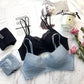 Fashion Women Underwear Sexy Hollow Striped Lace Seamless Push Up Bra Set - Comfortable High Quality Lingerie (TSB4)