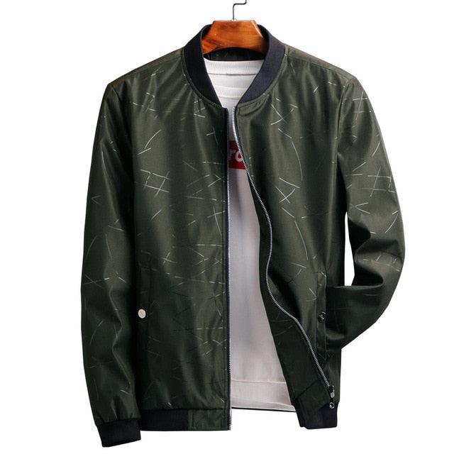 Fashion Winter Spring Autumn Men's Jackets - Solid Fashion Bomber Jacket (TM3)(F100)