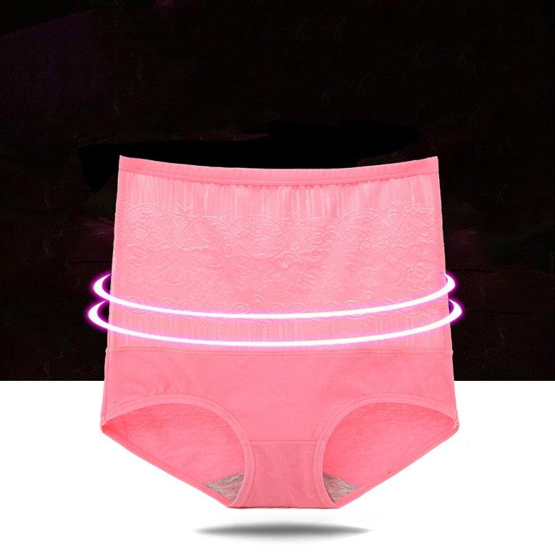 4Pcs/lot Control Panties Seamless Women High Waist Underwear - Sexy Cotton Body Shape (TSP2)