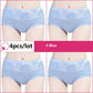 Beautiful 4pcs/Lot High Waist Sexy Women's Panties - Cotton Comfort Lovely Print Plus Size Underwear (TSP2)(TSP3)(F28)