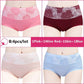 Beautiful 4pcs/Lot High Waist Sexy Women's Panties - Cotton Comfort Lovely Print Plus Size Underwear (TSP2)(TSP3)(F28)