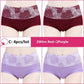 Beautiful 4pcs/Lot High Waist Sexy Women's Panties - Cotton Comfort Lovely Print Plus Size Underwear (TSP2)(TSP3)(F28)