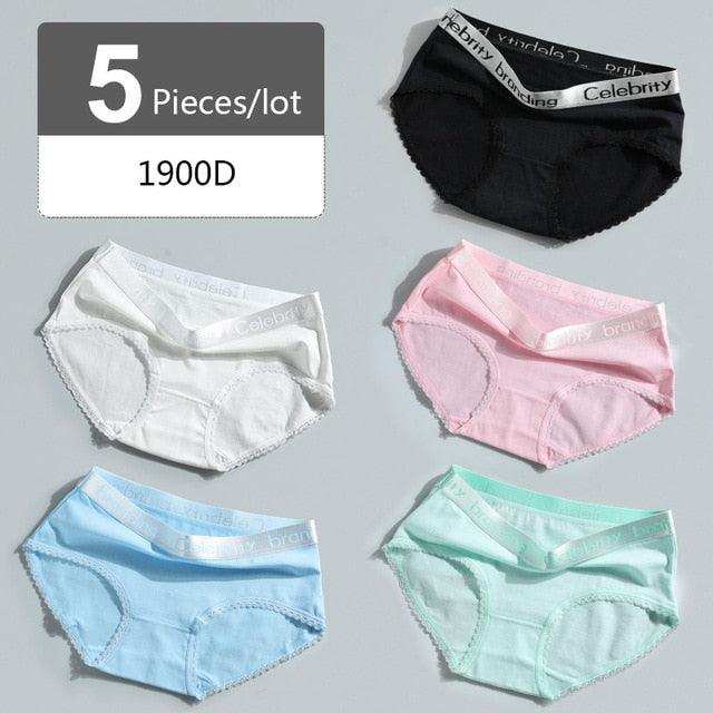 Trending 5Pcs/lot Women's Panties - Sexy Underwear - Soft Cotton Briefs Lingerie - Seamless Plus Size (TSP3)
