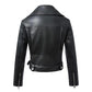 Trending Women Leather Jacket - Autumn Short Soft Pu Leather Jackets - With Zipper Belt (TB8B)
