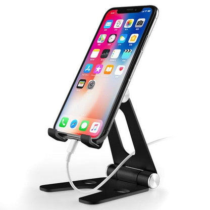 Foldable Phone Holder - Rotatable Aluminum Alloy Desk Mount Tablet Holder With Silicone Pads For 3.5~10 Inch Cellphones Tablets (RS)(1U50)(TLC2)(1U47)