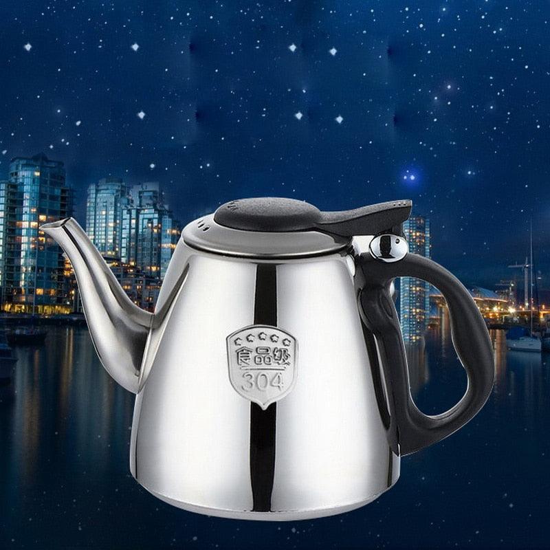 Food Grade 304 Stainless Steel Water Kettle - Thicker Induction Cooker Tea Kettle Creative Tea Pot For Home Office 1.2L/1.5L (3H1)
