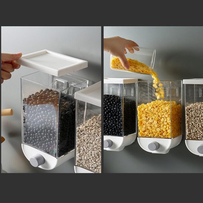 Food Storage Box Kitchen Wall-Mounted Storage Tank Plastic Container Storage (AK8)