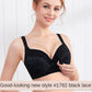 Full Cup Large Size Nursing Breastfeeding Bra - Cotton Front Buckle Pregnant Women - Postpartum Underwear A B C D E Cup (D6)(3Z2)(7Z2)