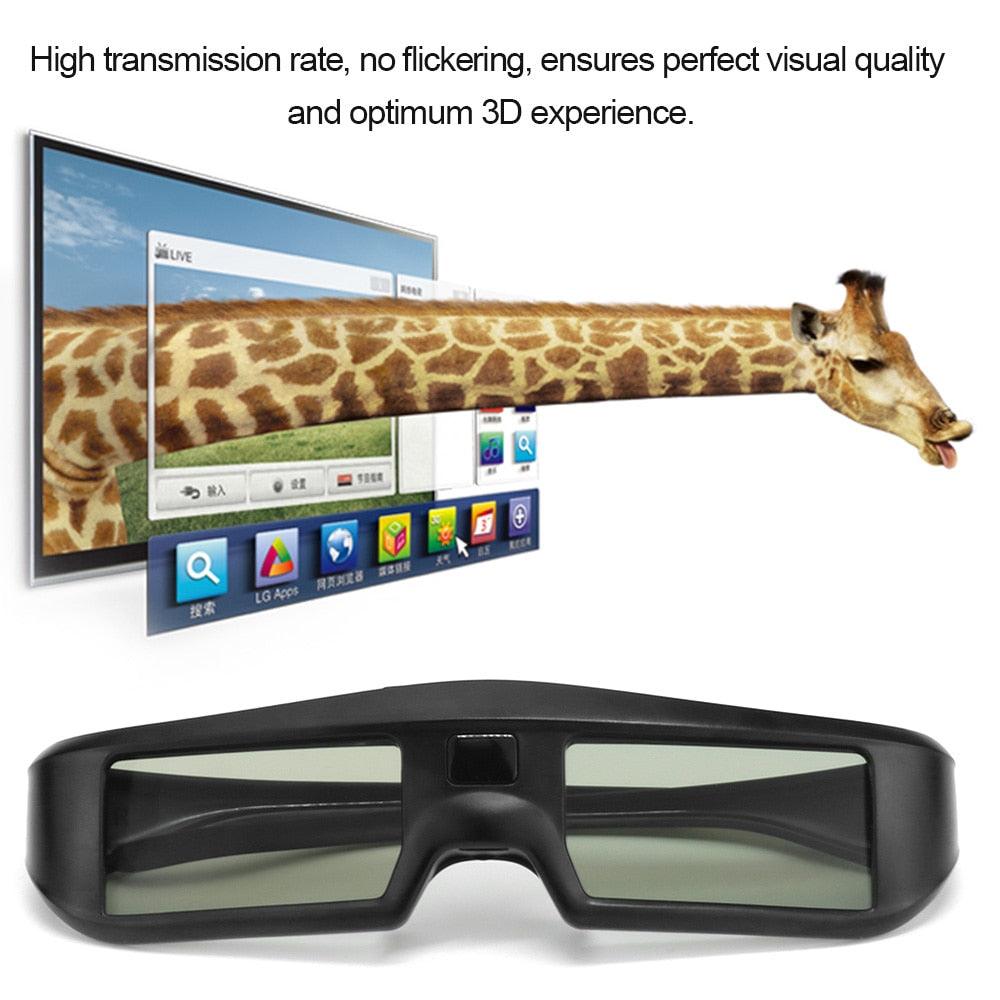 G06-BT 3D Glasses Virtual Reality Glasses Active Shutter Glasses Bluetooth Signal for Smart 3D HDTV (ST2)(RG)(F56)