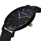 Top Luxury Brand Quartz watch - Men Black Casual Stainless Steel Mesh Strap Clock (1U84)
