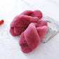 Great 100% Natural Sheepskin Fur Slippers - Fashion Female Winter Slippers (SS4)(SS2)