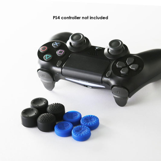 GameSir PS4 Controller Joystick Protective Cap Cover Kit for PS4 / PS4 Slim / PS4 Pro Controller (4 Pairs in Total) (RG)(1U55)