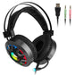 Trending Gaming Headset - Headphones with Microphone Depp Bass Surround Sound RGB Light 3.5mm Wired for PC Computer PS4 Professional Gamer (AH)(F49)