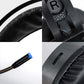 Trending Gaming Headset - Headphones with Microphone Depp Bass Surround Sound RGB Light 3.5mm Wired for PC Computer PS4 Professional Gamer (AH)(F49)