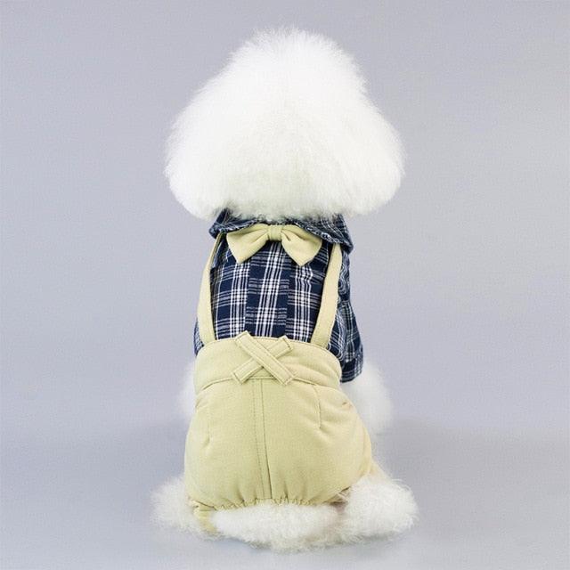 Gentleman Dog - Clothes Wedding Jumpsuit Small Dog Clothing Overalls Outfit (D69)(W5)(W7)