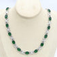 Beautiful Geometric White Zircon Silver Color Necklace - Women Bridal Jewelry (D81)(5JW)