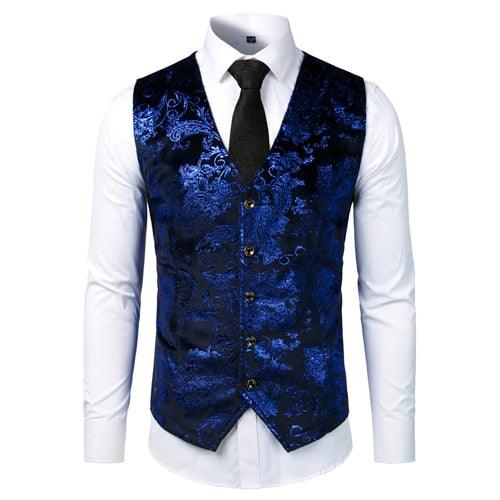 Trending Men's Suit Sleeveless Slim Fit Paisley Floral Dress Vests (T3 – Deals DejaVu Trending Men's Suit Sleeveless Slim Fit Paisley Floral Dress Vests (T3 – Deals DejaVu