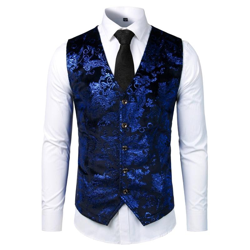 Trending Men's Suit Sleeveless Slim Fit Paisley Floral Dress Vests (T3 Deals DejaVu Trending Men's Suit Sleeveless Slim Fit Paisley Floral Dress Vests (T3 Deals DejaVu