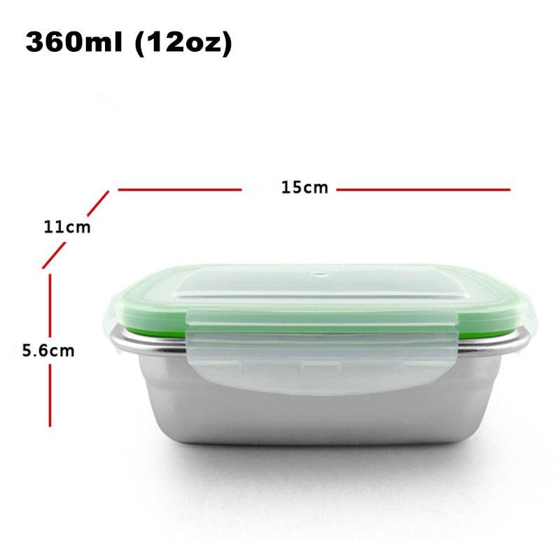 Stainless Steel Lunch Containers Food Preservation Leak Proof Food Storage Container (D61)(2AK1)(AK8)