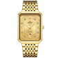 Golden Black Watches - Men Luxury Fashion Quartz Wristwatches Waterproof (D84)(2MA1)