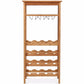 2-Tier 12 Bottles Bamboo Wine Rack Display Storage Shelf Holder Home Kitchen (D67)(FW8)(1U67)