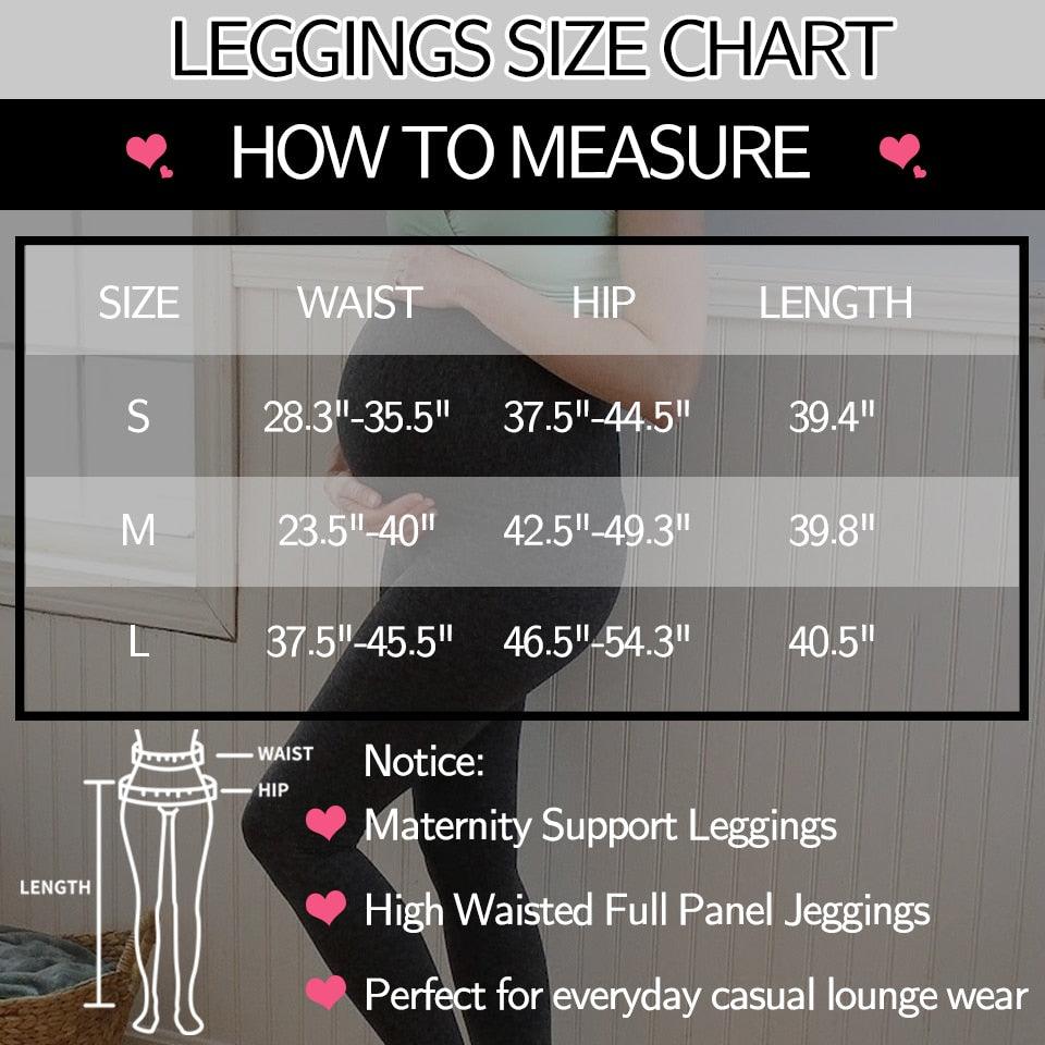 Maternity Leggings Belly Support High Waist Pregnancy Pants Trousers Body  Shaper