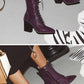 Pointed Toe Snake Boots Woman Ankle Strap Plush Inside Autumn Winter Shoes Female Fashion Zipper (BB2)(CD)(WO4)(BB5)(F38)(3U38) - Deals DejaVu