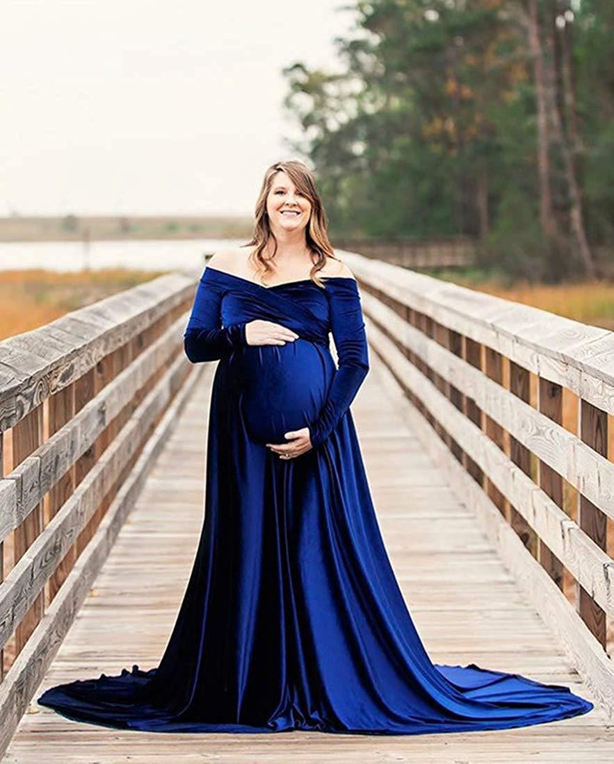 Great Winter Pregnancy Dress - Long Tail Maternity Dresses for Photo Shoot - Long Dress Gown Color Photography(1U5)(Z6)(Z8)(1Z1)(2Z1)(3Z1)(4Z1)(7Z1)