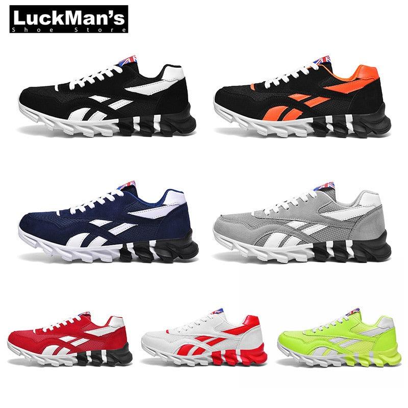 Spring Autumn Sneakers for Men - Plus Size 46 Running Shoes - Air Mesh Outdoor Sports Shoes Breathable Shoes Man White Black Blue (MSC3)(MSC7)(MSA1)(MCM)(MSA2)(1U12) - Deals DejaVu