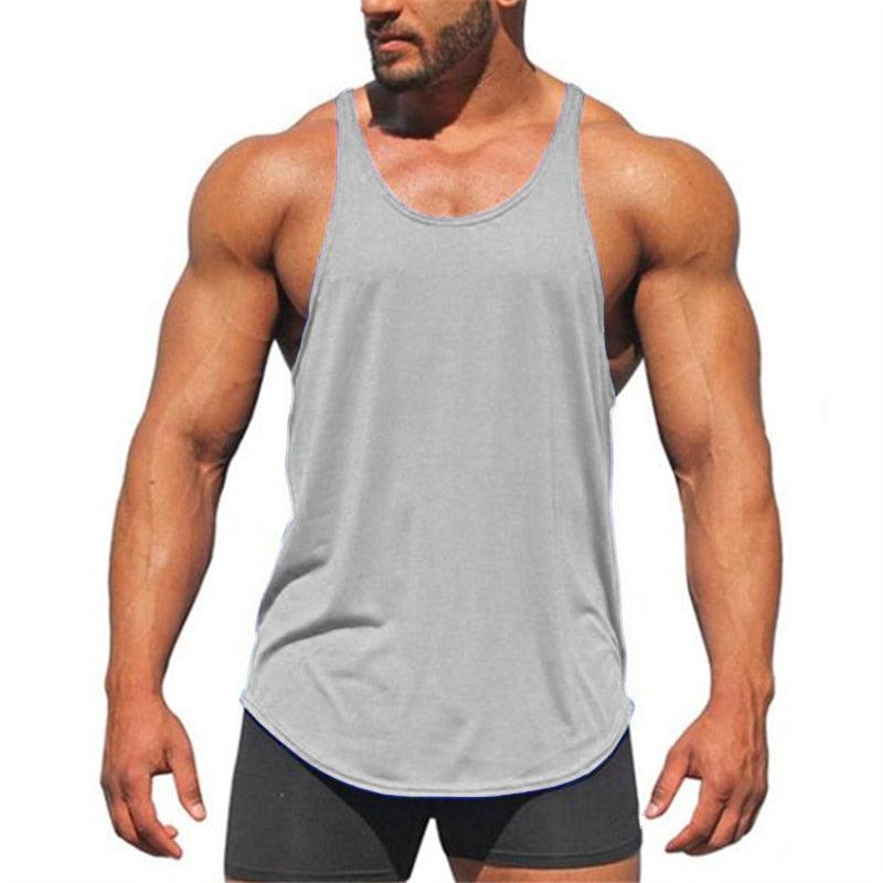Gym Clothing Cotton Singlets Canotte Bodybuilding Stringer Tank