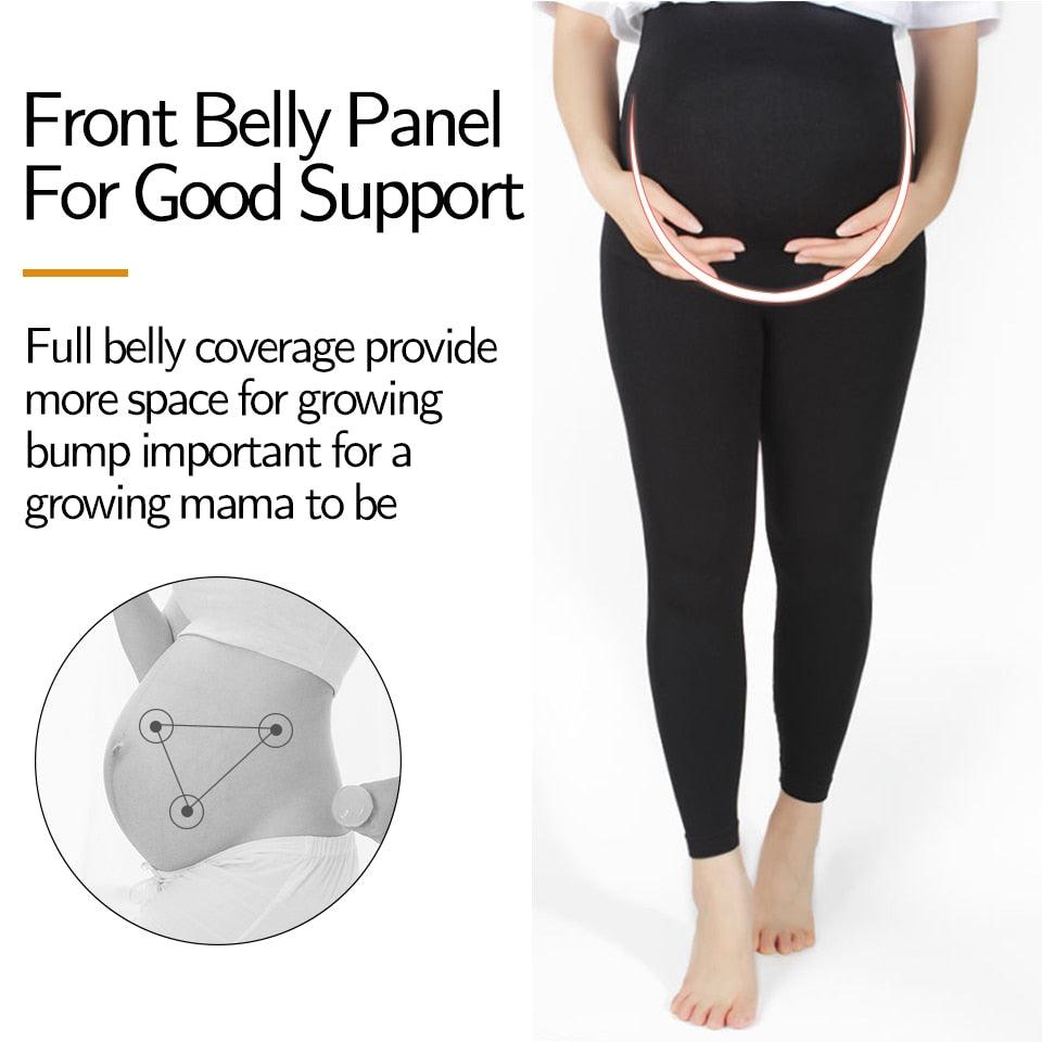 Nice High Waist pregnancy Leggings - Skinny Maternity clothes for pregnant women - Belly Support Knitted Leggings - Body Shaper Trousers (D6)(2Z7)(F6)(1U4)(7Z2) - Deals DejaVu