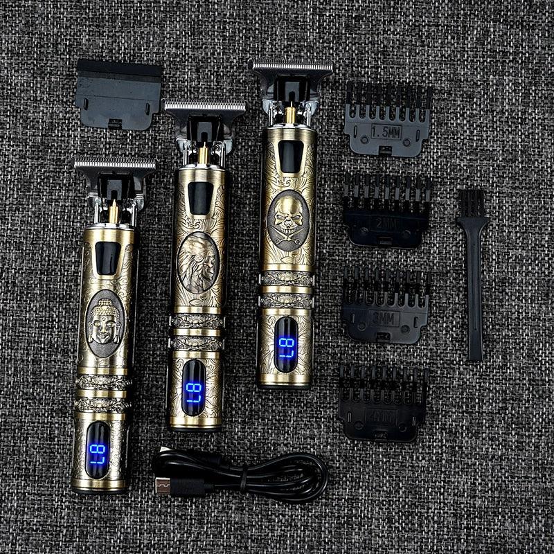 New Electric Hair Trimmer - Cordless Shaver Beard Trimmer - Electric Shaver for Men 0mm Men Barber Hair Cutting Machine For Men (BD6)(1U45)(F45)
