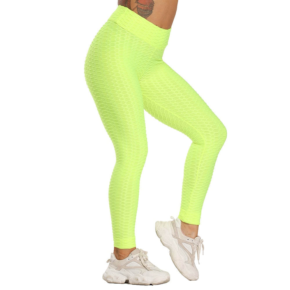 Plus Size Scrunch Leggings Women Black Anti-Cellulite Leggings - High Waist Fitness Leggings Bodybuilding Jeggings Women Pants XS-4XL (2U24)(BAP)(TBL)