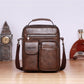 Vintage Style Men Tote Shoulder Bags - PU Handbag - Messenger Bags Large Capacity Male Crossbody Shoulder Bags For Men (3MA1)(LT4)(1U78) - Deals DejaVu